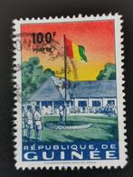 Guinée 1959 - heisen van de vlag, Ophalen of Verzenden, Overige landen, Gestempeld