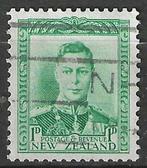 Nieuw Zeeland 1938/1941- Yvert 238A - George VI - 1 p. (ST), Postzegels en Munten, Postzegels | Oceanië, Verzenden, Gestempeld