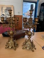 Paire de candélabres en bronze ancien, Antiquités & Art, Antiquités | Bronze & Cuivre, Bronze