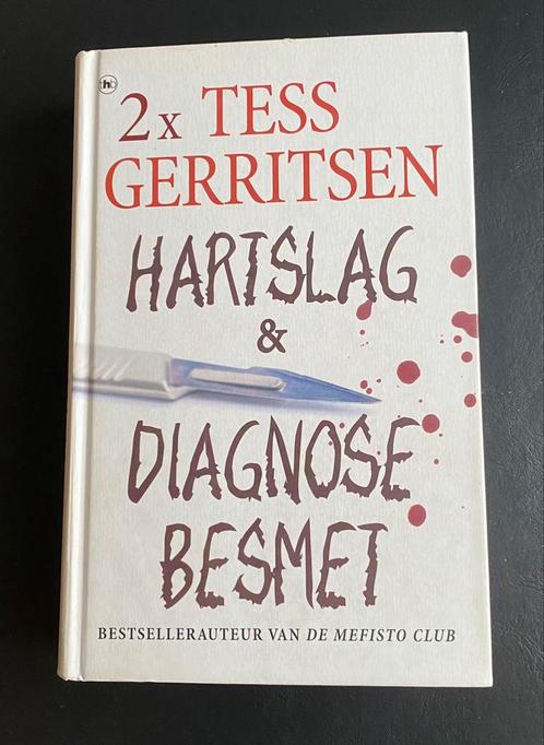 Tess Gerritsen - Hartslag & diagnose besmet, Boeken, Thrillers, Zo goed als nieuw, Ophalen of Verzenden