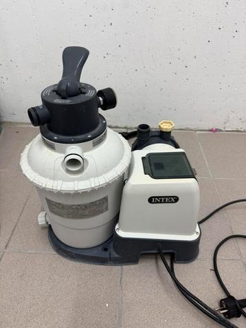 Intex zandfilter pomp met buizen en klemmen en filterzand, Enlèvement, Comme neuf, Pompe