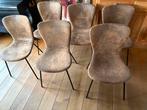 6 stoelen (geen koerierdienst!!), Maison & Meubles, Chaises, Enlèvement, Comme neuf, Brun
