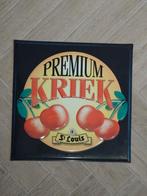 Premium kriek St-Louis reclamebord, Verzamelen, Ophalen