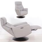 Nieuw elektrische relax 100% leder 2 moters 1190 euro., Ophalen, Nieuw, Leer