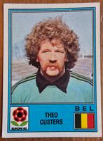 Panini Europa 80 nr 163 Theo Custers België ongebruikt!, Ophalen of Verzenden, Zo goed als nieuw, Sticker