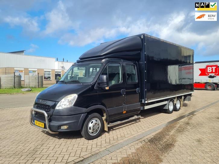 Iveco 40C17 BE Clixtar, Dubbel cabine, Veldhuizen trailer, Auto's, Bestelwagens en Lichte vracht, Bedrijf, Te koop, ABS, Airconditioning
