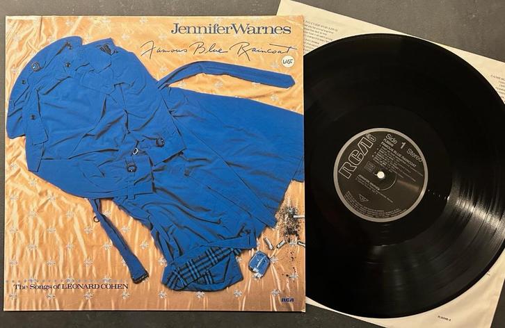 JENNIFER WARNES - FAMOUS BLUE RAINCOAT ( LP; MINT ), Cd's en Dvd's, Vinyl | Pop, Zo goed als nieuw, 1980 tot 2000, 12 inch, Verzenden