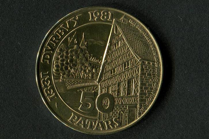 50 Patars Durbuy 1981 lokale valuta, Postzegels en Munten, Munten | België, Losse munt, Metaal, Ophalen of Verzenden