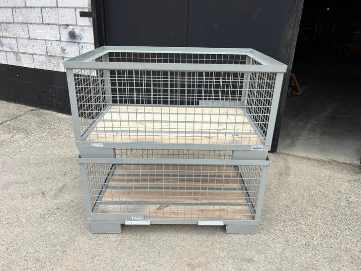 Stapelbare gaasboxen 2 stuks (nieuwstaat), Zakelijke goederen, Kantoor en Winkelinrichting | Magazijn, Stelling en Opslag, Ophalen of Verzenden