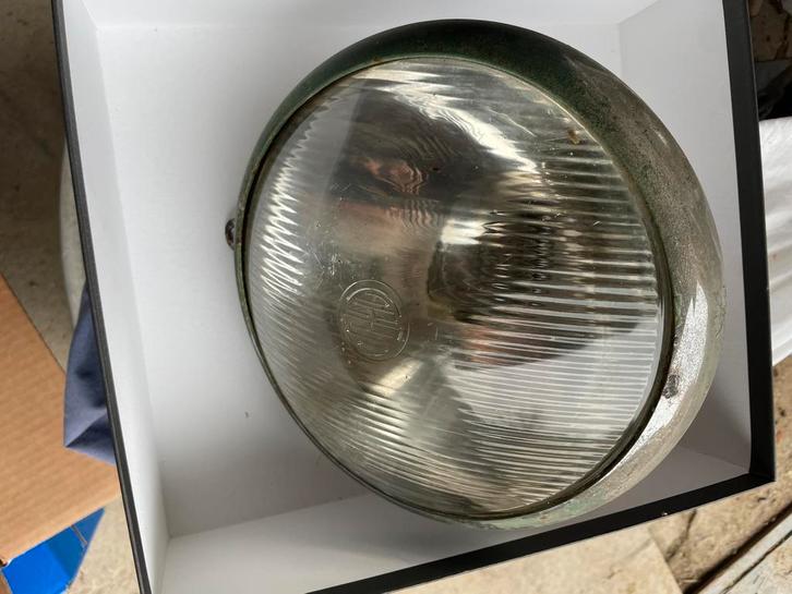 Carello koplamp alfa 8c, 6c, Lancia Astura, Auto-onderdelen, Verlichting, Alfa Romeo, Oldtimer onderdelen, Lancia, Maserati, Gebruikt
