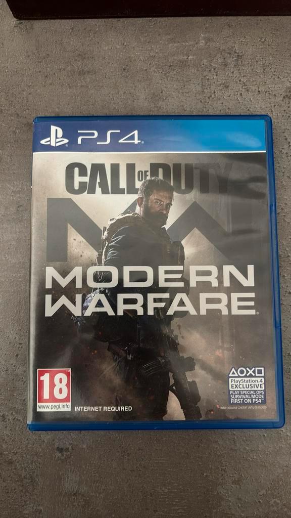 Call of Duty: Modern Warfare, Games en Spelcomputers, Games | Sony PlayStation 4, Zo goed als nieuw, Overige genres, Vanaf 18 jaar