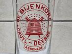 Oud bierglas, DE BIJENKORF CRUYL DEVROE ASSENEDE ROOD!!, Collections, Marques de bière, Enlèvement ou Envoi