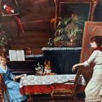 Prachtig schilderij te koop op paneel, Antiek en Kunst, Ophalen