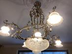 Art nouveau luster brons  1905, Antiek en Kunst, Antiek | Verlichting, Ophalen
