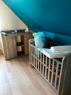 Kinderkamer - (meegroei)bed + kast + commode, Kinderen en Baby's, Ophalen, Zo goed als nieuw