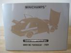 Minichamps PM180020305 BMW M3 230 RAVAGLIA 1989 SILVERGUN 1:, Ophalen of Verzenden, Nieuw, Auto, MiniChamps
