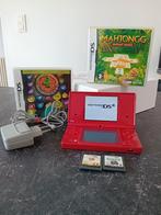 Nintendo dsi gloss red + 4 games, Games en Spelcomputers, Dsi, Gebruikt, Ophalen of Verzenden
