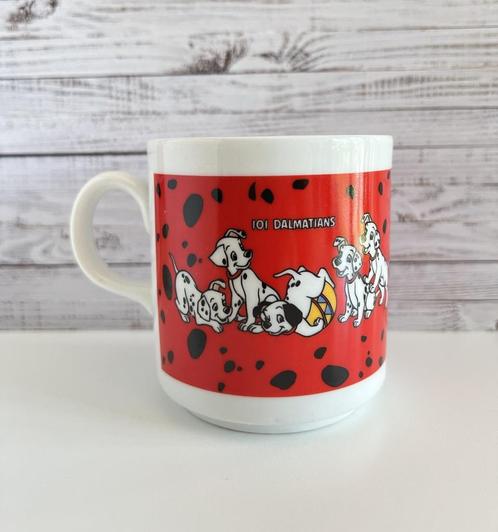 Tasse Les 101 Dalmatiens - Cipa Italy, Verzamelen, Disney, Gebruikt, Servies, Overige figuren, Ophalen of Verzenden