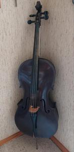 Antieke cello 4/4 met toebehoren, Muziek en Instrumenten, Gebruikt, Ophalen