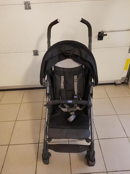 Buggy Chico Liteway in goede staat, Kinderen en Baby's, Buggy's, Zo goed als nieuw, Overige merken, Regenhoes, Verstelbare rugleuning