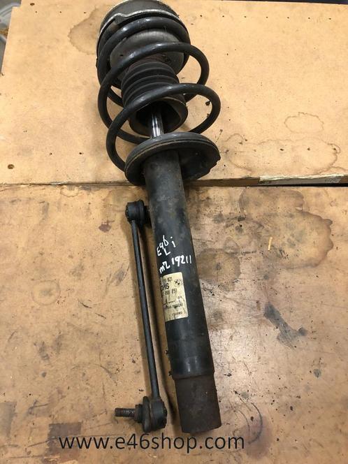 VEERPOOT SCHOKBREKER BMW E46 MET EIBACH VEER LINKS, Auto-onderdelen, Ophanging en Onderstel, BMW, Gebruikt, Ophalen of Verzenden