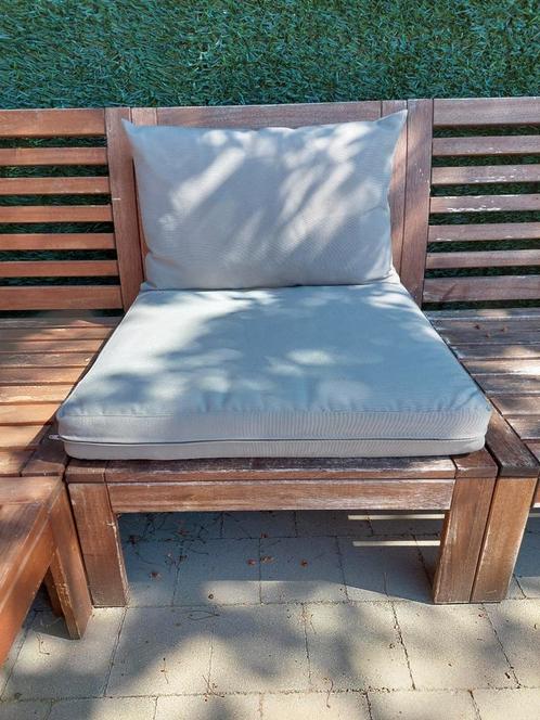 Grijze loungesetkussens, Tuin en Terras, Tuinsets en Loungesets, Gebruikt, Ophalen