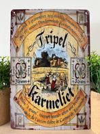Metalen reclamebord Tripel Karmeliet, Ophalen of Verzenden, Nieuw, Reclamebord, Plaat of Schild