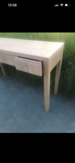 Bureau console wandmeubel 1m30 teak zgan, Huis en Inrichting, Ophalen, Zo goed als nieuw, Bureau