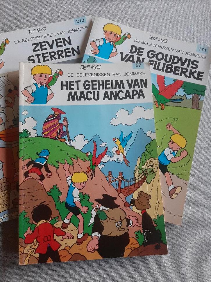 3 X JOMMEKE, Boeken, Stripverhalen, Meerdere stripboeken, Ophalen