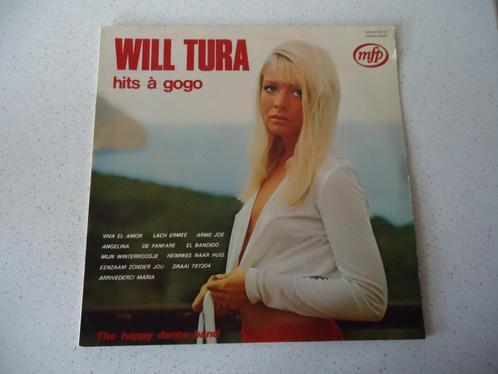 LP van The Happy Dance Band "Will Tura Hits A Gogo", Cd's en Dvd's, Vinyl | Nederlandstalig, Gebruikt, Levenslied of Smartlap