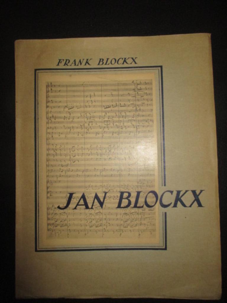 Jan Blockx, Gelezen, Artiest, Ophalen of Verzenden, Frank Blockx