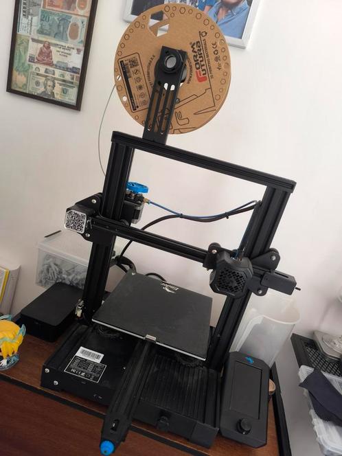 Creality ender 3 v2 + marlin + divers pièce et accessoire, Computers en Software, 3D Printers, Zo goed als nieuw, Ophalen of Verzenden