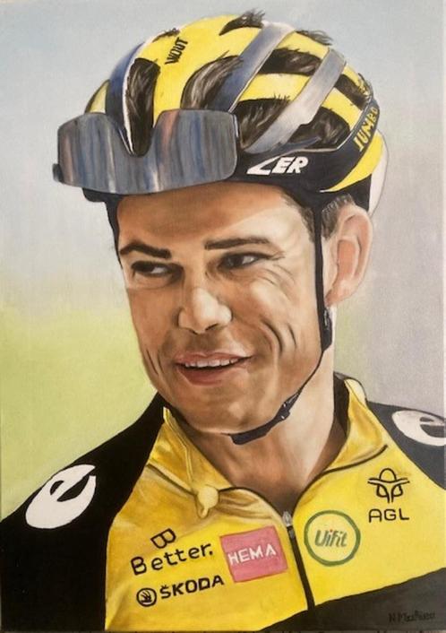 EIGEN OLIEVERFSCHILDERIJ  WOUT VAN AERT, Antiek en Kunst, Kunst | Schilderijen | Klassiek, Ophalen