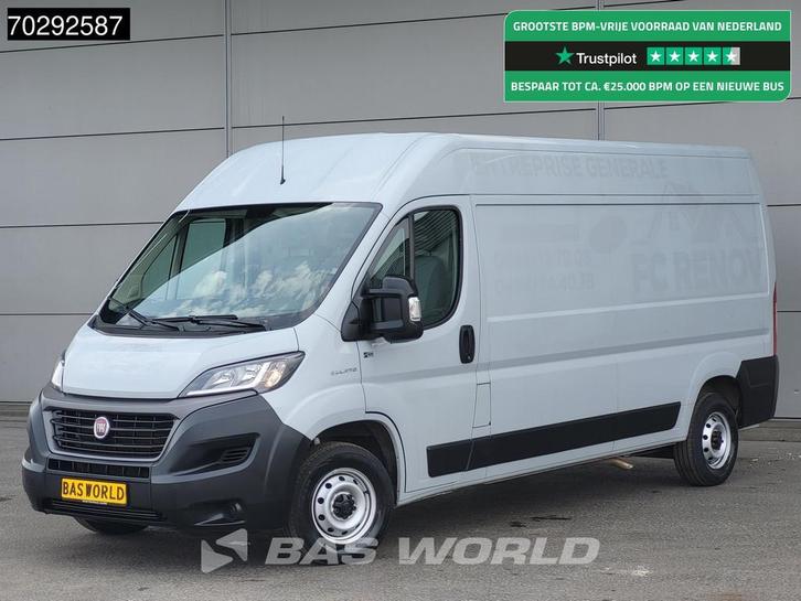 Fiat Ducato 140pk L3H2 Trekhaak Navi Airco Cruise Camera Par, Auto's, Bestelwagens en Lichte vracht, Bedrijf, Te koop, Achteruitrijcamera