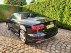 Audi A3 Cabriolet 1.5 TFSI ACT Sport S tronic S LINE, Auto's, 4 cilinders, Cabriolet, Alcantara, Zwart