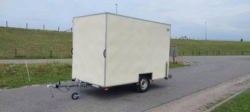 nette gesloten aanhager met omvormer 220V gesloten, Auto diversen, Aanhangers en Bagagewagens, Gebruikt