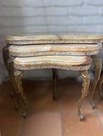 Set de table à rognons en onyx et laiton, Enlèvement