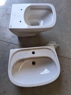 toiletpot en lavabo, Doe-het-zelf en Bouw, Sanitair, Ophalen, Nieuw, Steen, Toilet