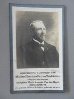 H. Walravens Mollem Bollebeek Burgemeester Merchtem 1847, Verzenden, Bidprentje