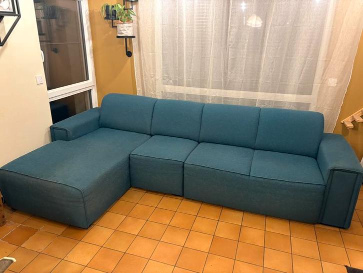 Canapé d'angle 3 places avec méridienne, Huis en Inrichting, Zetels | Zetels, Zo goed als nieuw, Ophalen