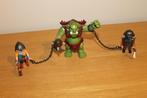 Troll et Soldats Playmobil Knights 6004 COMPLET, Kinderen en Baby's, Speelgoed | Playmobil, Ophalen, Zo goed als nieuw, Complete set