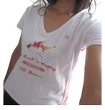 Aida T-shirt van katoen voor dames, Maat 38/40 (M), Wit, Aida, Ophalen of Verzenden