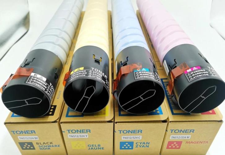 Konica Minolta TN512 toner set, Computers en Software, Printerbenodigdheden, Nieuw, Toner, Ophalen of Verzenden