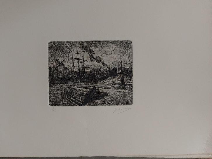 Jos Mous  Map 6 Etsen, Antiek en Kunst, Kunst | Etsen en Gravures, Verzenden