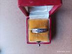 1 bague en argent sertie de diamants, Handtassen en Accessoires, Ringen, Ophalen of Verzenden, Zilver, Zilver