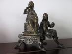 Bronze Louis XV scène de genre XIXème, Bronze, Enlèvement ou Envoi
