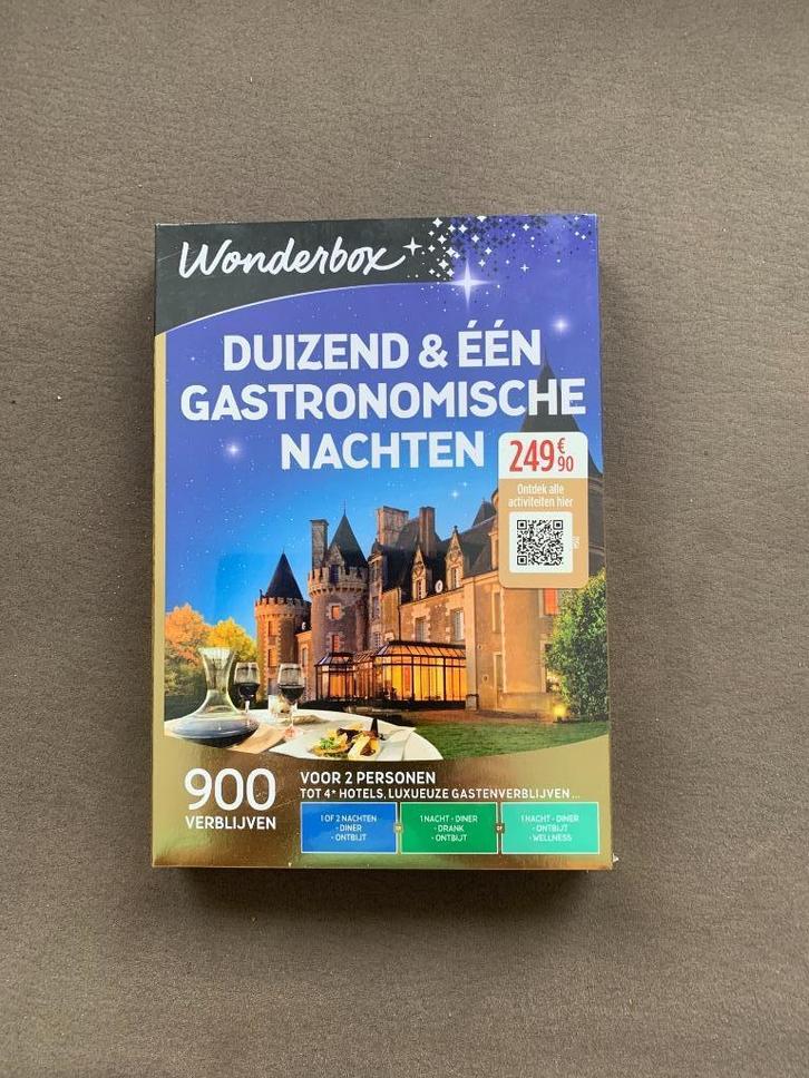 wonderbox 1001 gastronomische nachten, Tickets en Kaartjes, Kortingen en Cadeaubonnen, Twee personen, Overige typen, Overige soorten