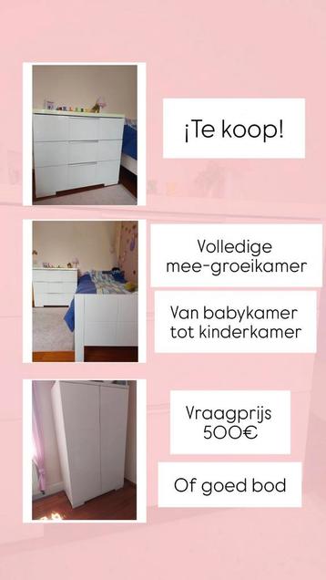 Meegroeikamer van baby tot tiener.. !GEZAKT IN PRIJS! beschikbaar voor biedingen