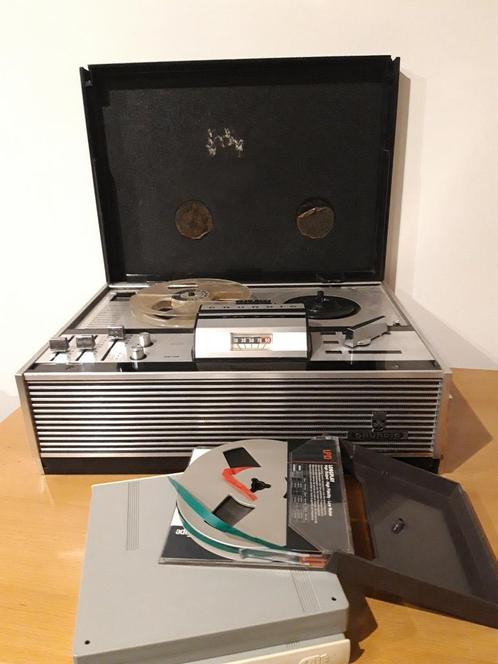 Vintage Grundig TK 141 bandrecorder incl verzending, TV, Hi-fi & Vidéo, Enregistreurs audio, Magnétophone, Avec protection anti-poussière
