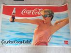 Grote vintage Coca-Cola  Poster, Collections, Marques & Objets publicitaires, Autres types, Utilisé, Enlèvement ou Envoi